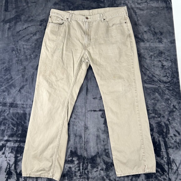 Levi's Other - Levi 559 Relaxed Straight Jeans Mens 42x30 Tan Khaki Denim Pants